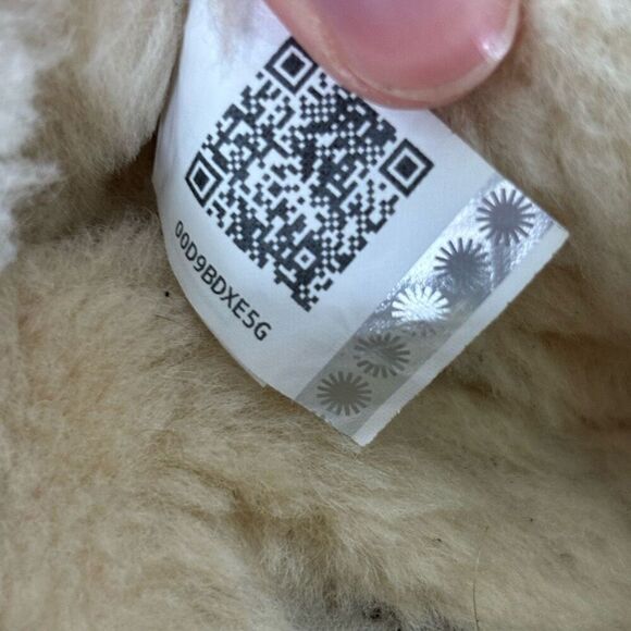 UGG Grey Suede Fur Lined Men's Slippers - Picture 6 of 8